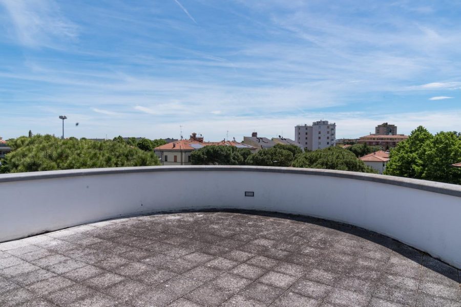 Vista attuale dal terrazzo a prua